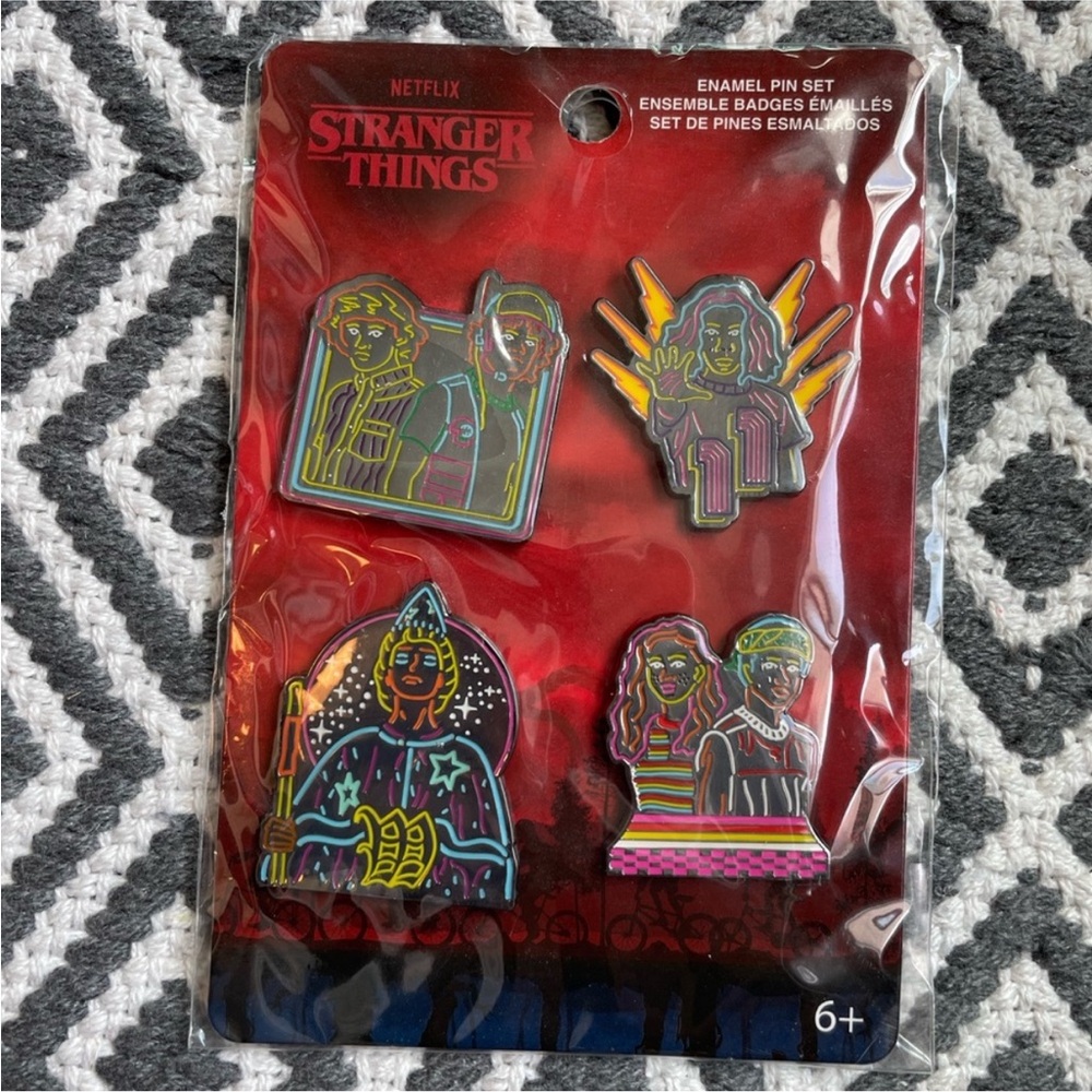 Stranger Things Enamel Pin Set
